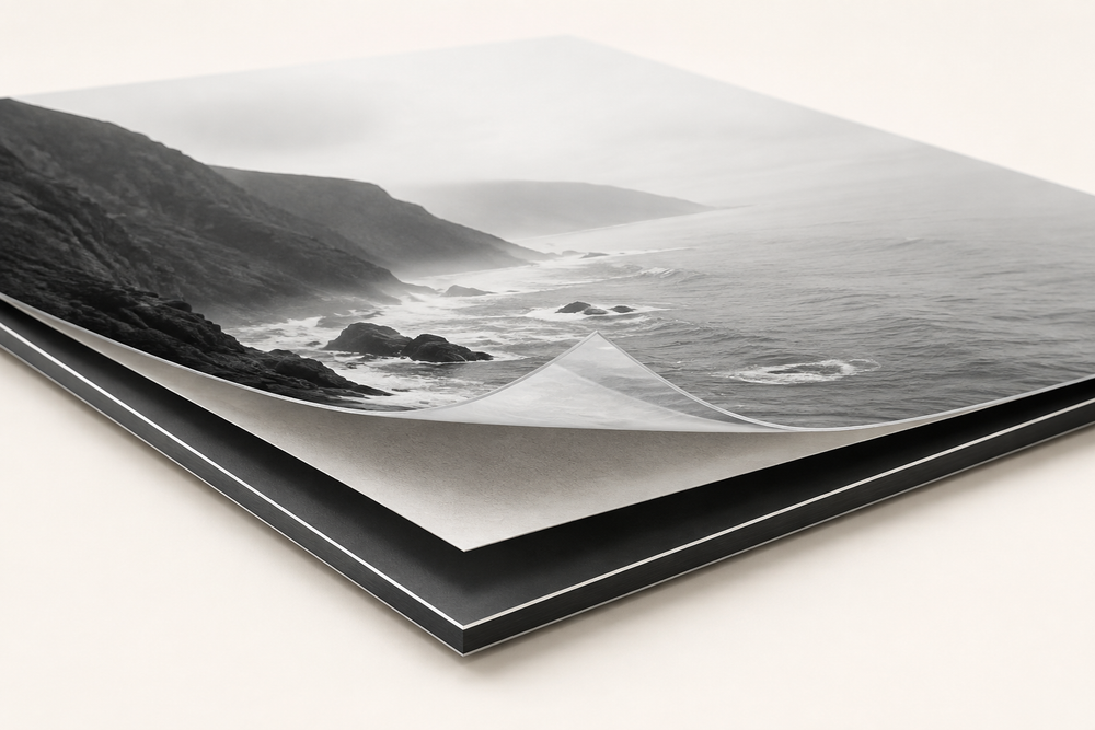 Fotoprint auf Alu-Dibond mit Landschaftsmotiv
